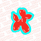 Balloon Dog Cookie Cutter – Carnival Theme – 3 Sizes | STL & PDF
