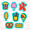Carnival Cookie Cutter Set – 8 Piece Truck Theme – 3 Sizes | STL & PDF