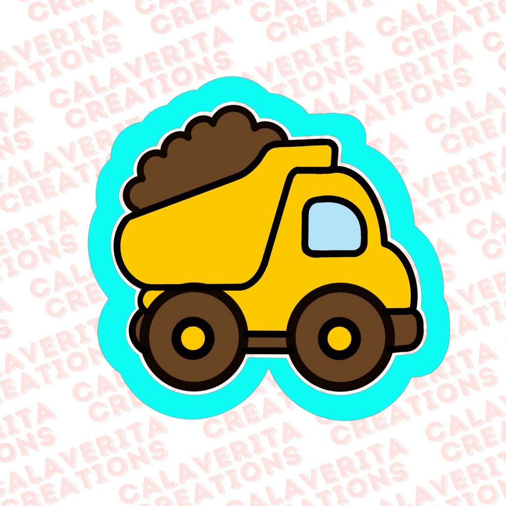 Dump Truck Cookie Cutter – Construction Theme – 3 Sizes | STL & PDF