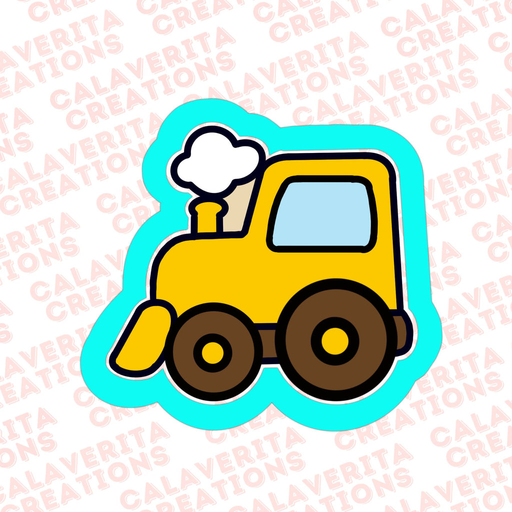 Bulldozer Cookie Cutter – Construction Theme – 3 Sizes | STL & PDF
