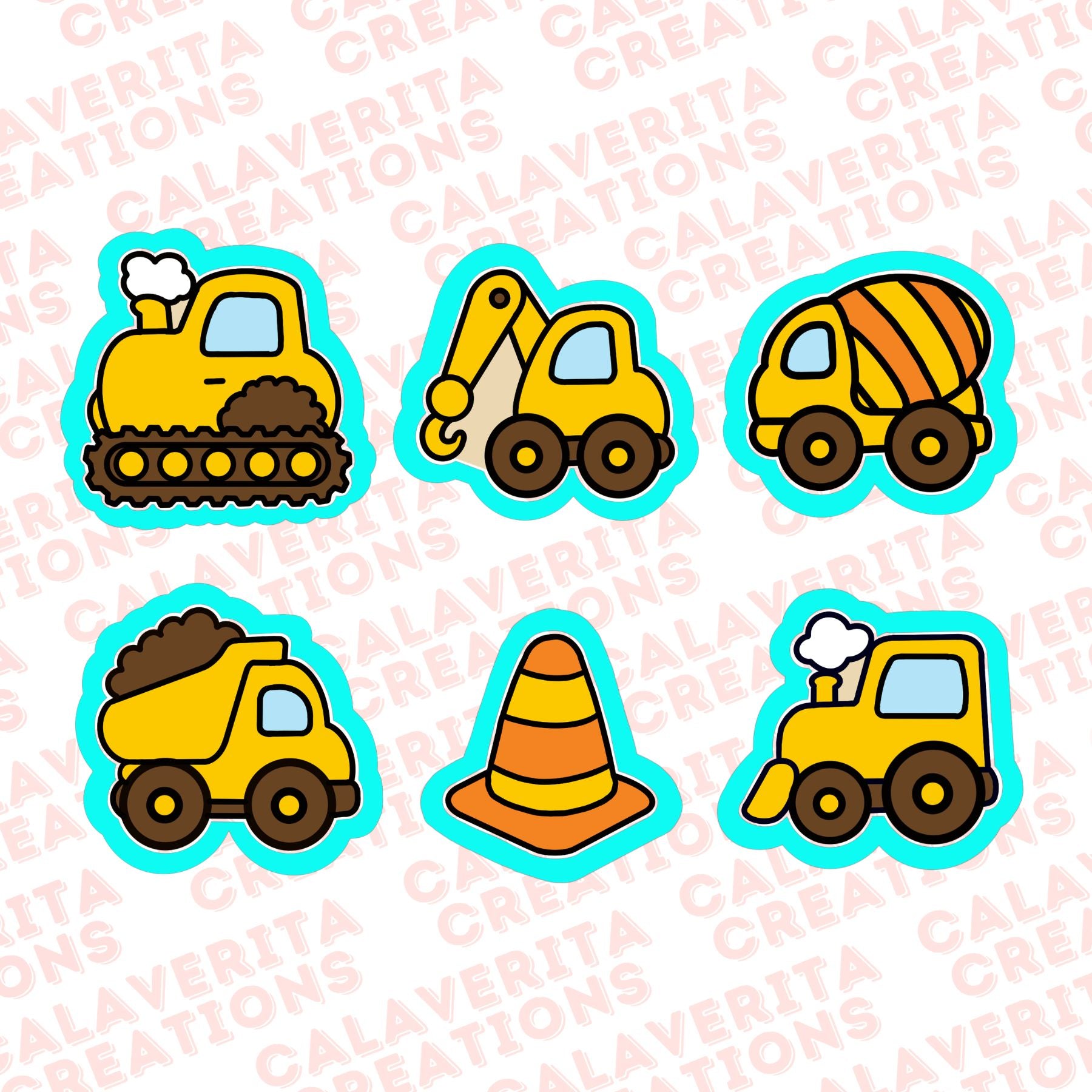 Bulldozer Cookie Cutter – Construction Theme – 3 Sizes | STL & PDF