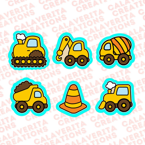 Bulldozer Cookie Cutter – Construction Theme – 3 Sizes | STL & PDF