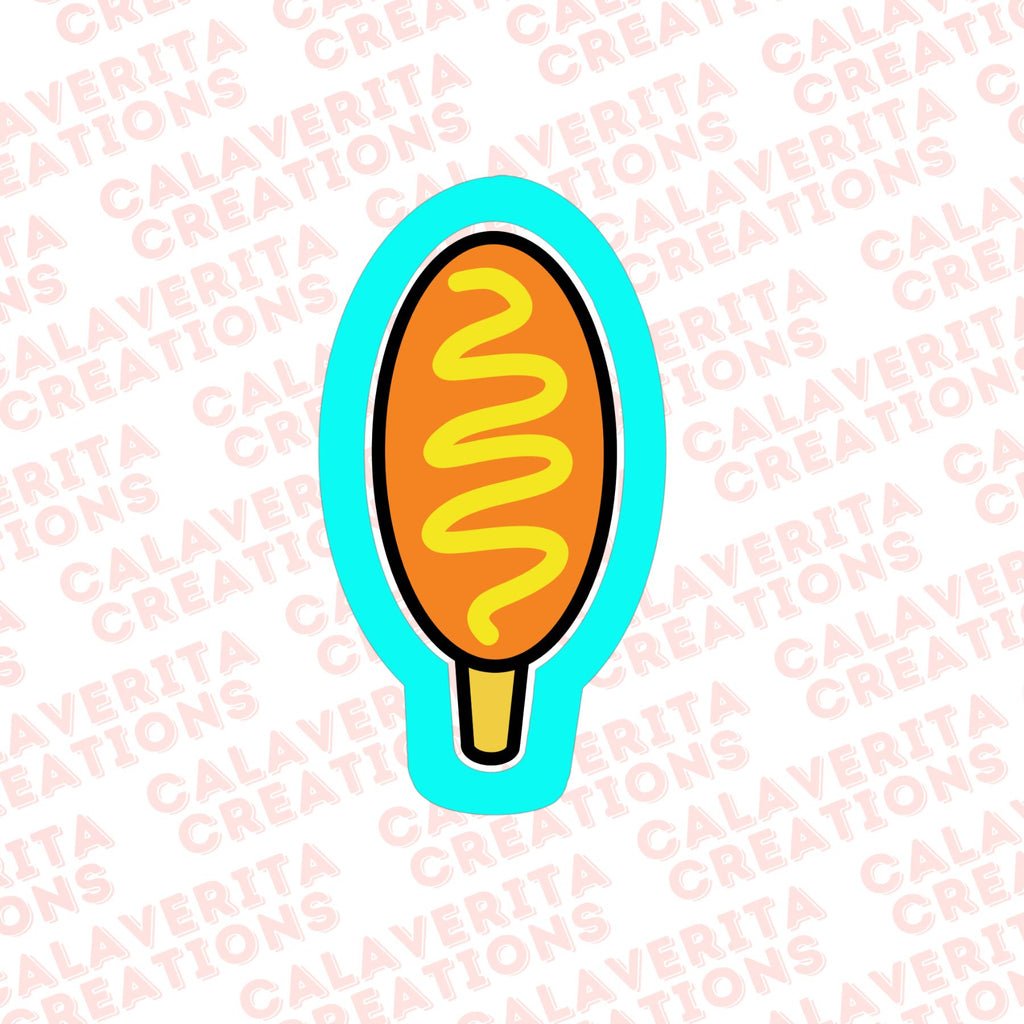 Corn Dog Cookie Cutter – Carnival Theme – 3 Sizes | STL & PDF