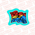 Flag cookie cutter shape for decorating sugar cookies