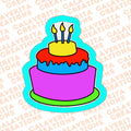 Birthday Cake Cookie Cutter | STL File & PDF Template | Cake Cookie Cutter | Birthday Cookies | 3D Printed Cutter