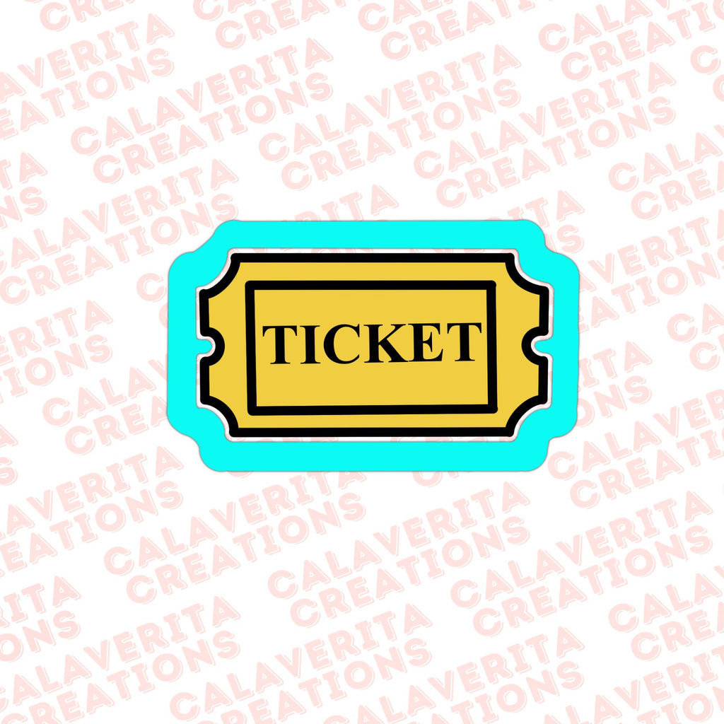 Ticket Cookie Cutter – Carnival Theme – 3 Sizes | STL & PDF