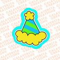 Birthday Hat Cookie Cutter | STL File & PDF Template | Party Hat Cookie Cutter | Birthday Cookies | 3D Printed Cutter
