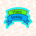Banner Cookie Cutter | STL File & PDF Template | Birthday Banner Cookie Cutter | Party Cookie Cutter | 3D Printed Cutter